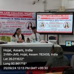 Awareness Programme on Mental Health & Wellness organized by the IQAC, Ajmal Law College, Hojai on 25th September, 2024 (Wednesday).